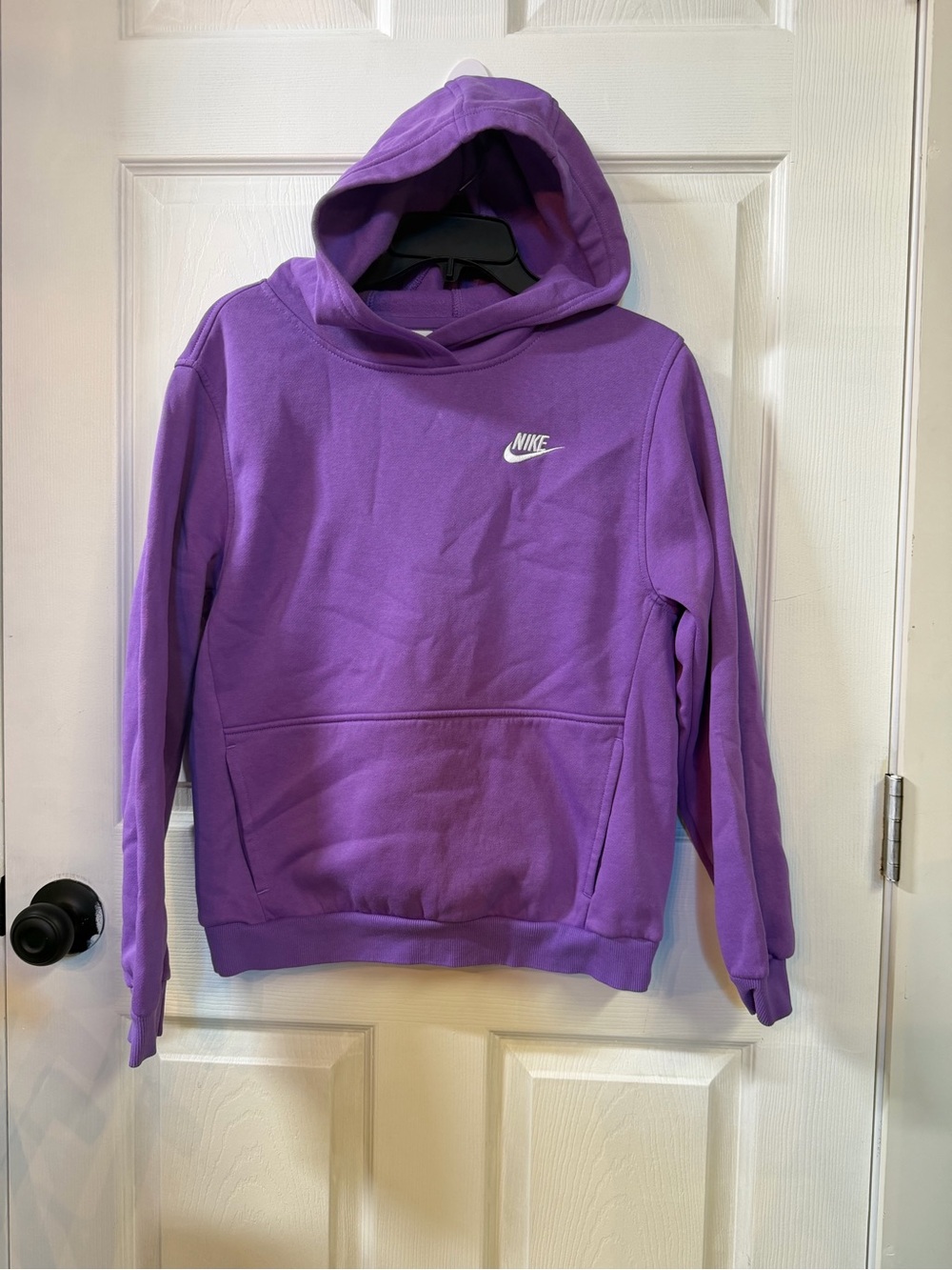 Nike purple Pullover Hoodie with Logo Tag